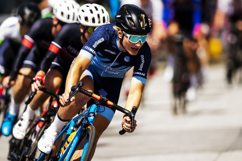 Emil Andersson, Giro Cycle Club, tävlar i kortdistans cykel under dag 7 av SM-veckan den 2 juli 2019 i Malmö.